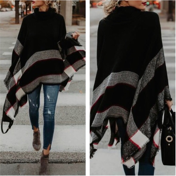 sweater poncho wrap